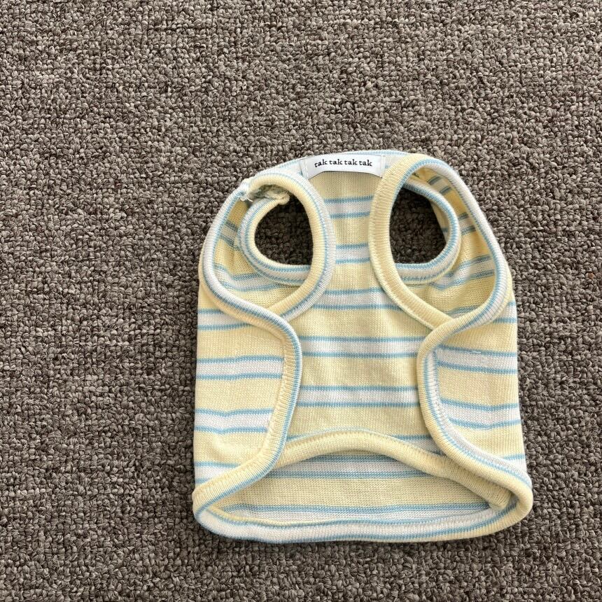 予約［tak!tak!tak!tak!］nerd stripe bustier ( lemon yellow )