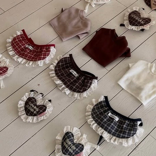 予約［tak!tak!tak!tak!］check layered skirt