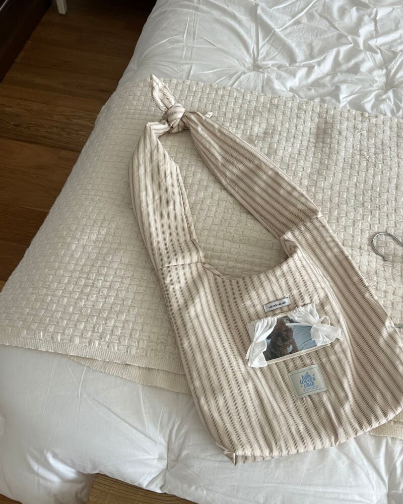 ［tak!tak!tak!tak!］Vintage Stripe Curtain Bag