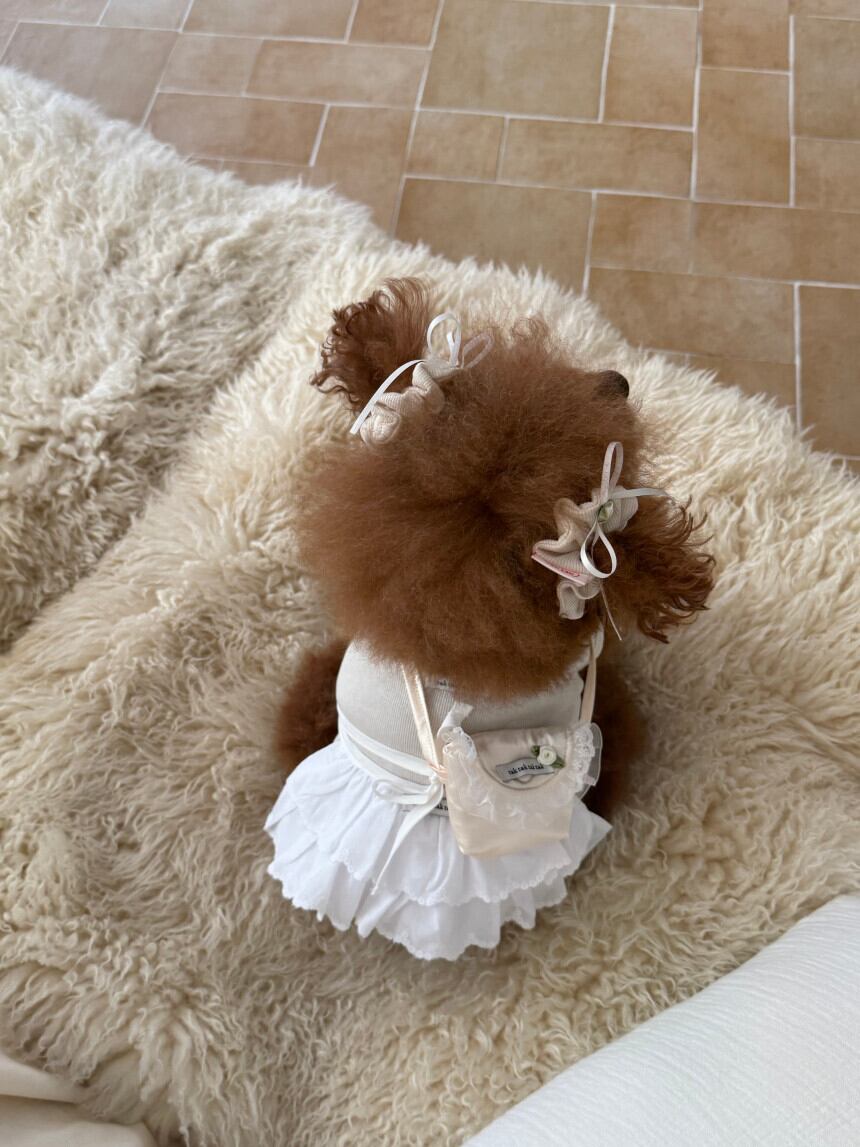 特典付き*［tak!tak!tak!tak!］Creamy Frill layered Skirt