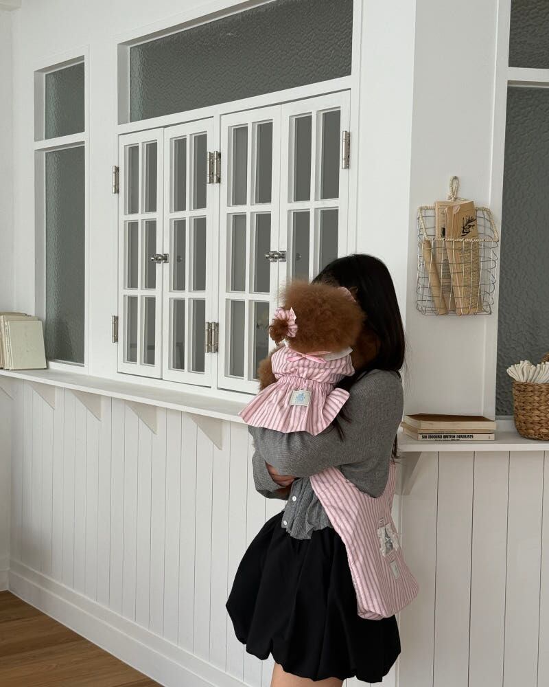 ［tak!tak!tak!tak!］Vintage Stripe Dress（baby pink）