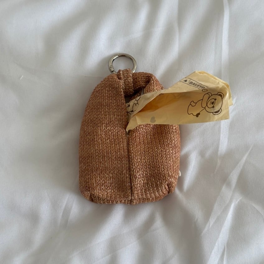 予約［tak!tak!tak!tak!］Butter Rattan Poop Bag