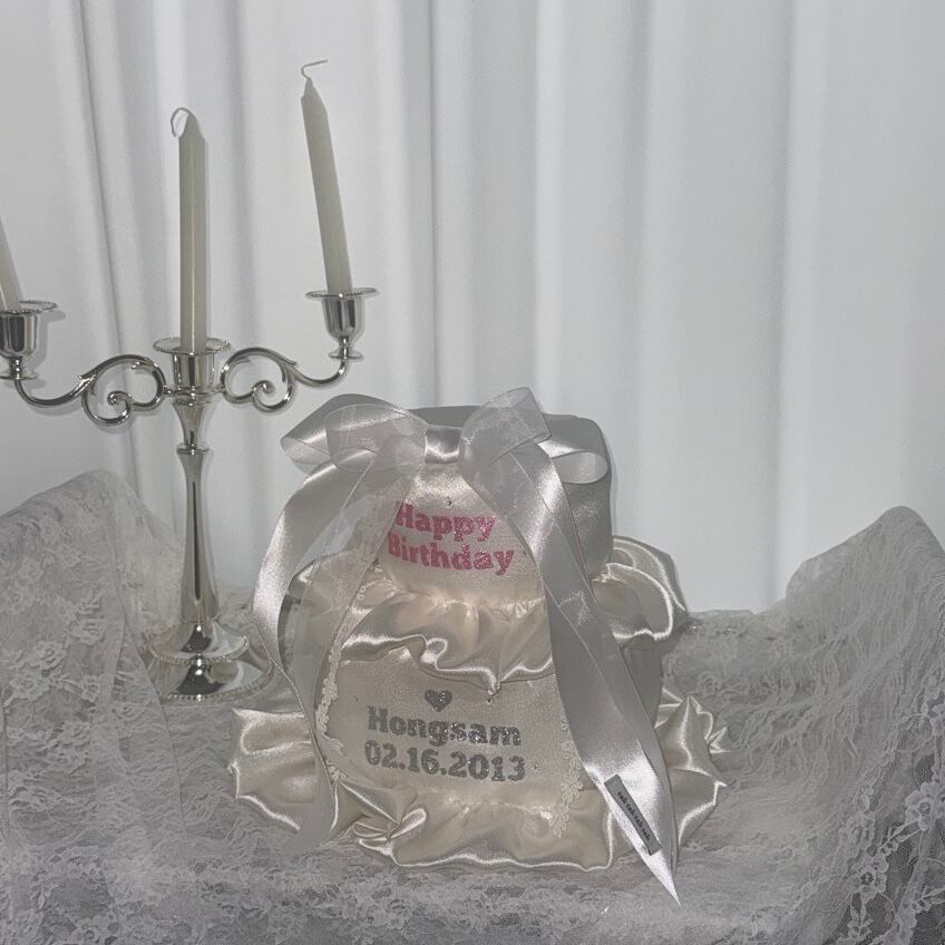 ネーム入り［tak!tak!tak!tak!］FABRIC CAKE OBJET