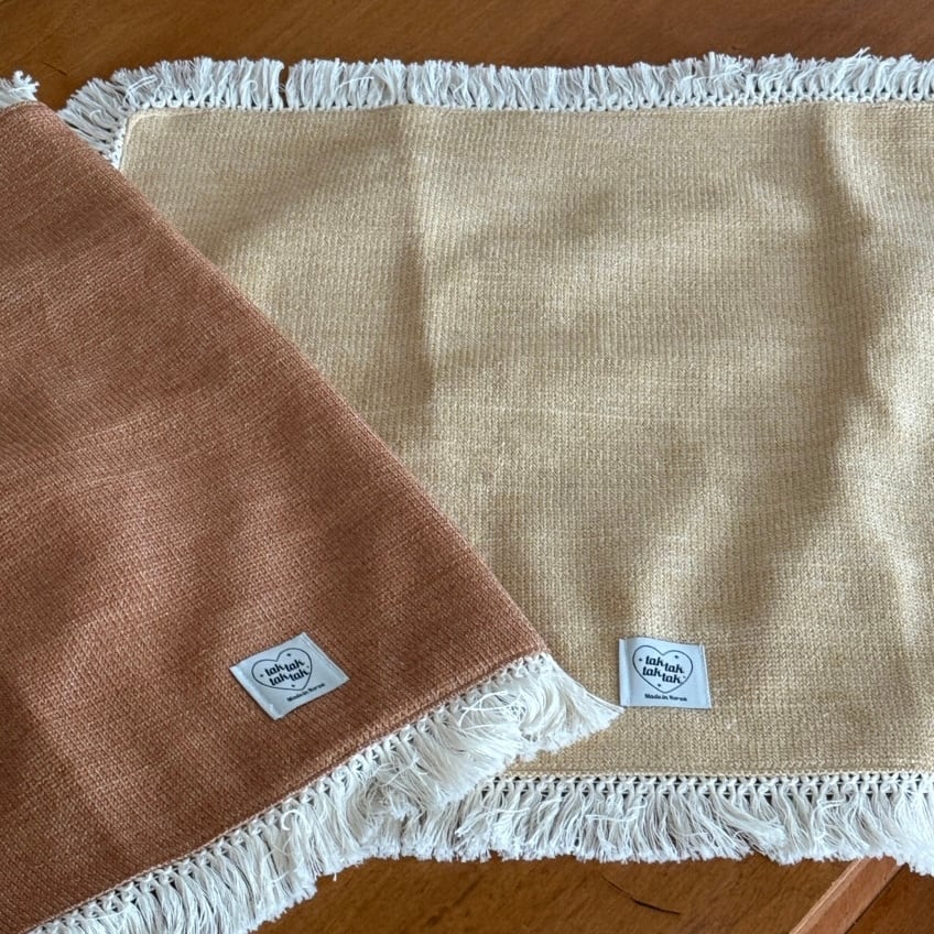 予約［tak!tak!tak!tak!］ Butter Rattan Mat (Non-slip)