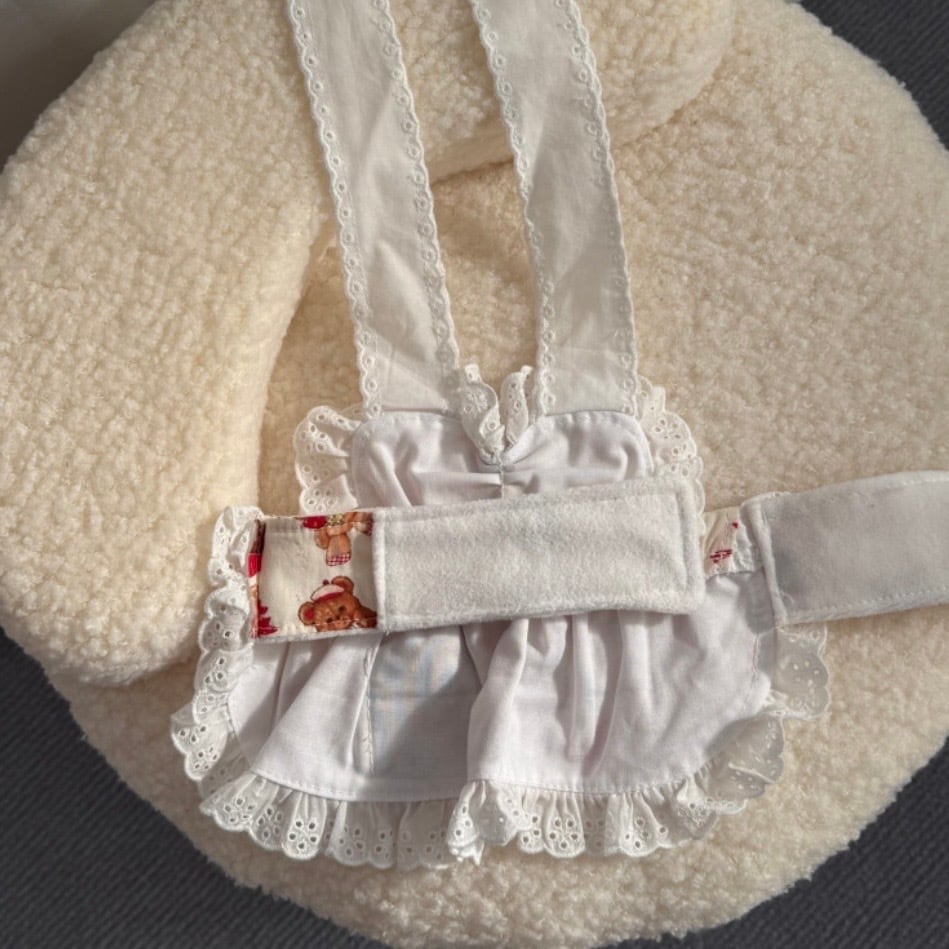予約［tak!tak!tak!tak!］teddy biscuit apron dress
