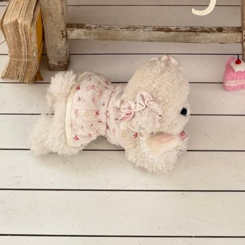 予約［tak!tak!tak!tak!］milk pink eyelet dress