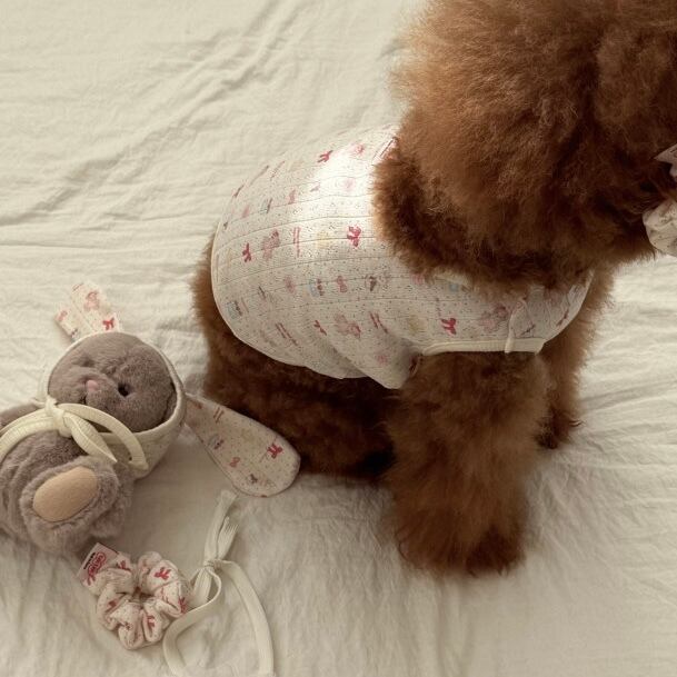 予約［tak!tak!tak!tak!］milk pink eyelet t-shirt