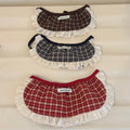 予約［tak!tak!tak!tak!］check layered skirt