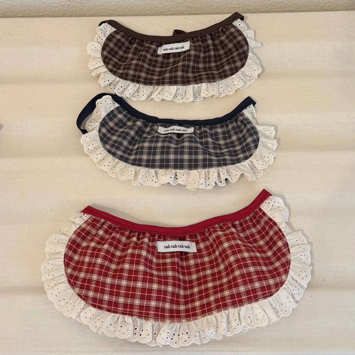 予約［tak!tak!tak!tak!］check layered skirt
