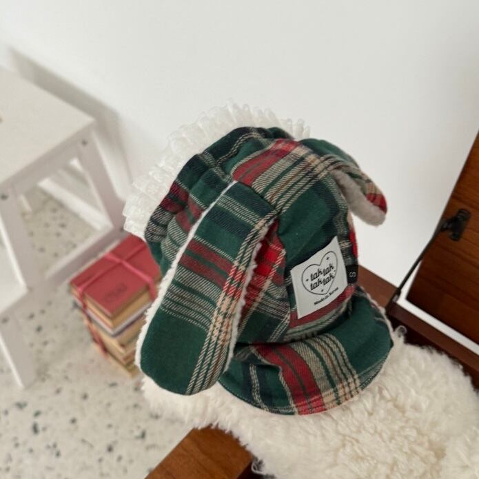 予約［tak!tak!tak!tak!］winter tartan check balaclava