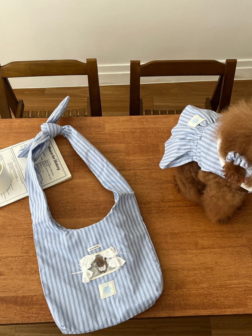 ［tak!tak!tak!tak!］Vintage Stripe Curtain Bag
