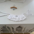 即納/特典付き*［tak!tak!tak!tak!］Creamy Frill layered Skirt