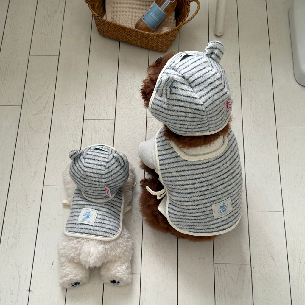 予約［tak!tak!tak!tak!］melt knit stripe bustier (3color)