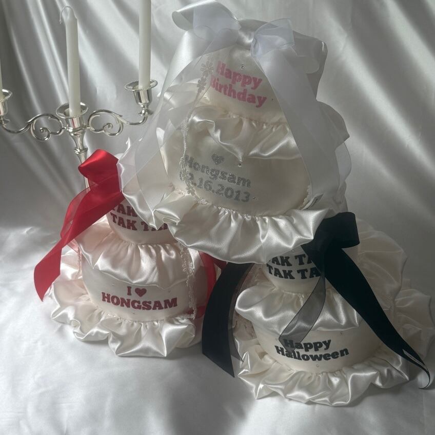 ネーム入り［tak!tak!tak!tak!］FABRIC CAKE OBJET
