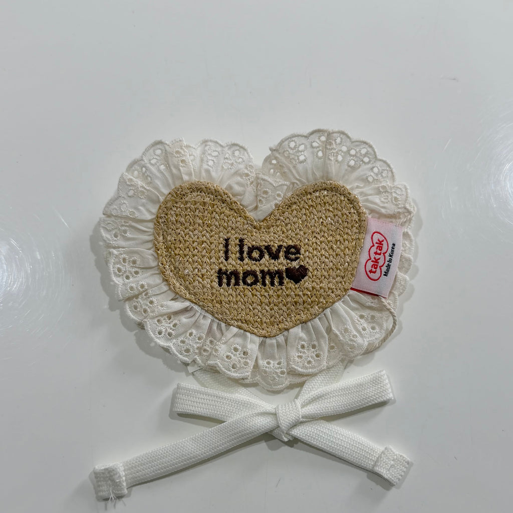 特典付き！即納［tak!tak!tak!tak!］Butter Rattan heart Bib（スタイ単品）
