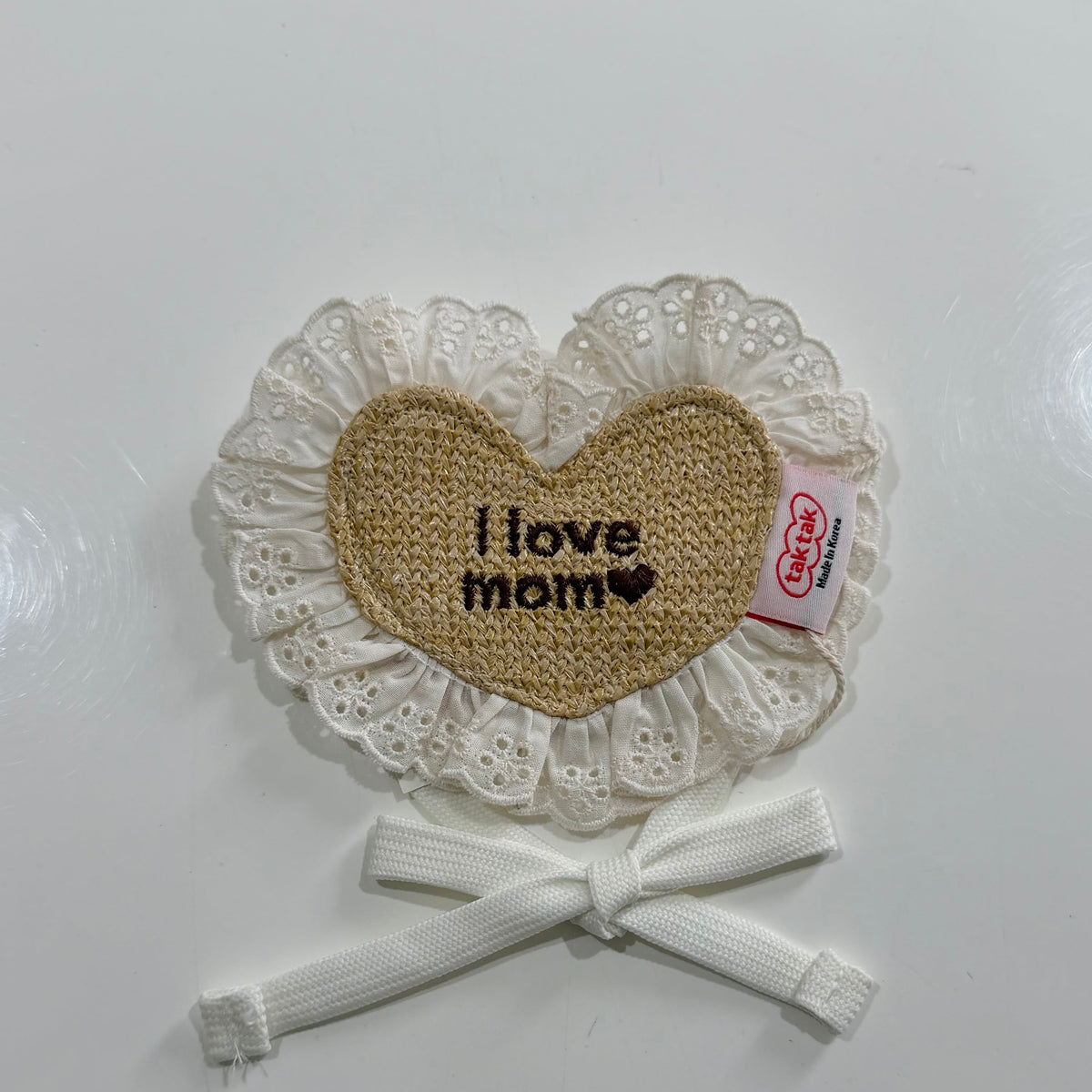 特典付き！即納［tak!tak!tak!tak!］Butter Rattan heart Bib（スタイ単品）