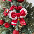 ネーム刺繍［tak!tak!tak!tak!］Merry Bell Series_ Velvet Ribbon Cape（red）