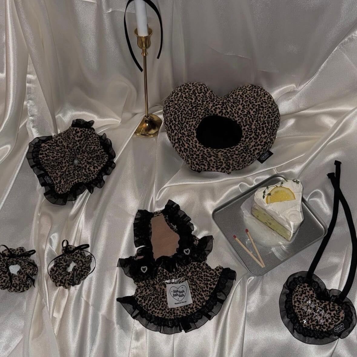 予約［tak!tak!tak!tak!］Love&Wild Leopard Series（わんこシュシュ）