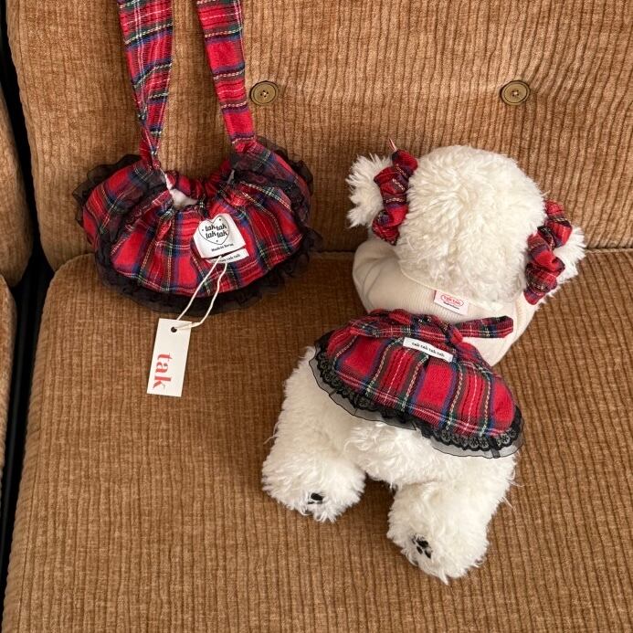 予約［tak!tak!tak!tak!］winter tartan check skirt