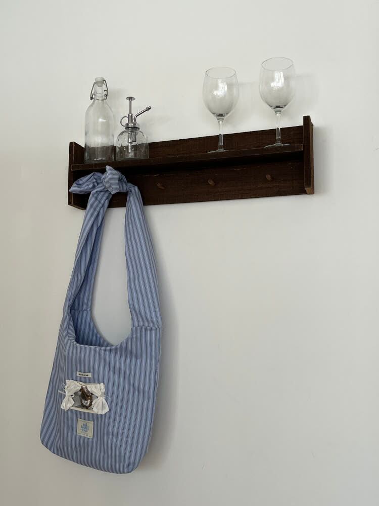 ［tak!tak!tak!tak!］Vintage Stripe Curtain Bag