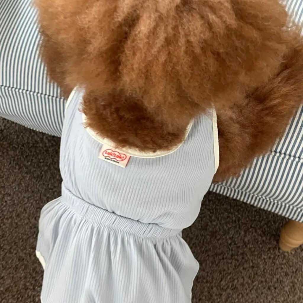 即納/袖なしワンピース［tak!tak!tak!tak!］ puppy fluffy one-piece