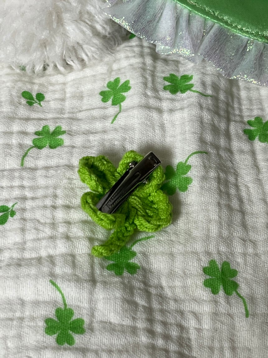 予約［tak!tak!tak!tak!］Clover hairpin（ヘアピン）