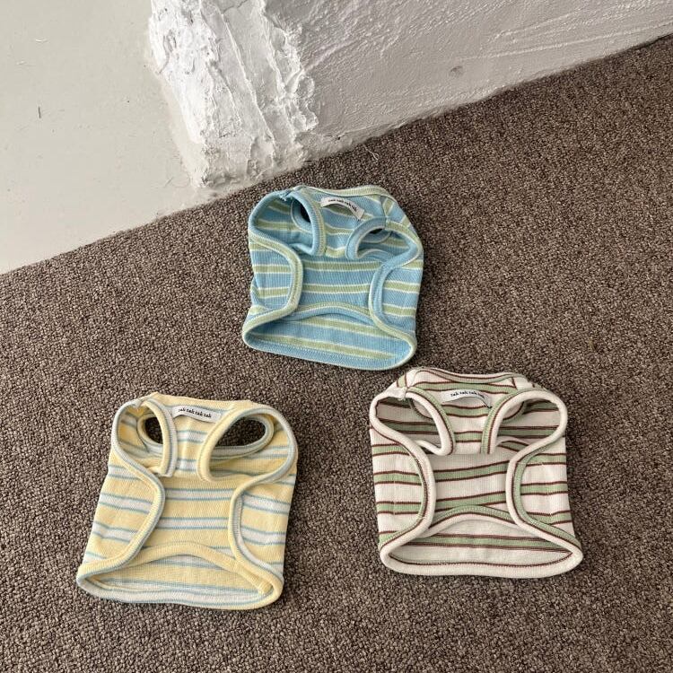 予約［tak!tak!tak!tak!］nerd stripe bustier ( apple mint brown )
