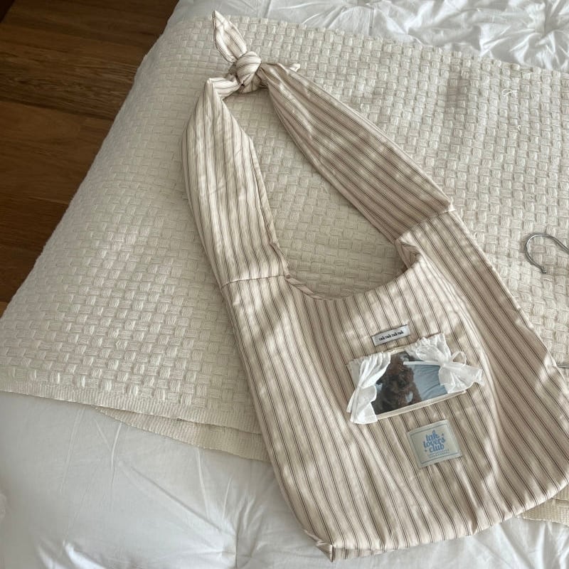 ［tak!tak!tak!tak!］Vintage Stripe Curtain Bag