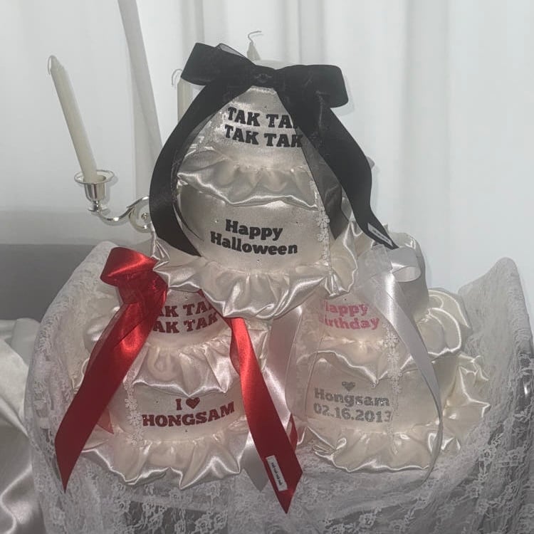 ネーム入り［tak!tak!tak!tak!］FABRIC CAKE OBJET