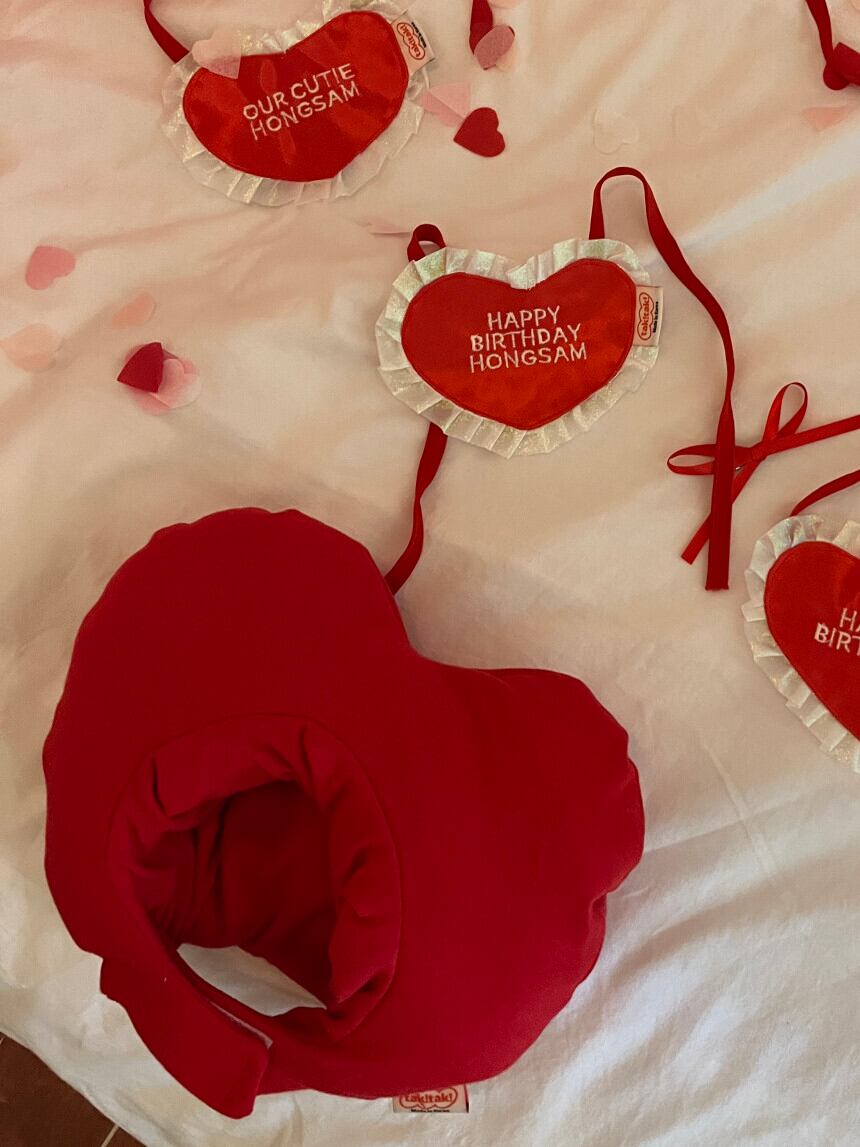 即納［tak!tak!tak!tak!］birthday heart cap （帽子単品）