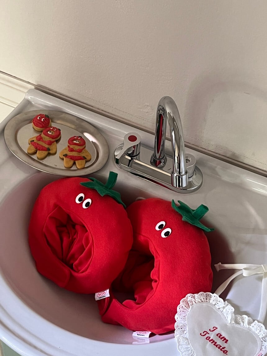 予約［tak!tak!tak!tak!］tomato hat （帽子単品）